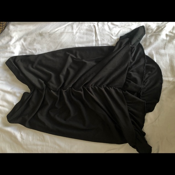 Black Scrunch Shirt - Picture 2 of 2